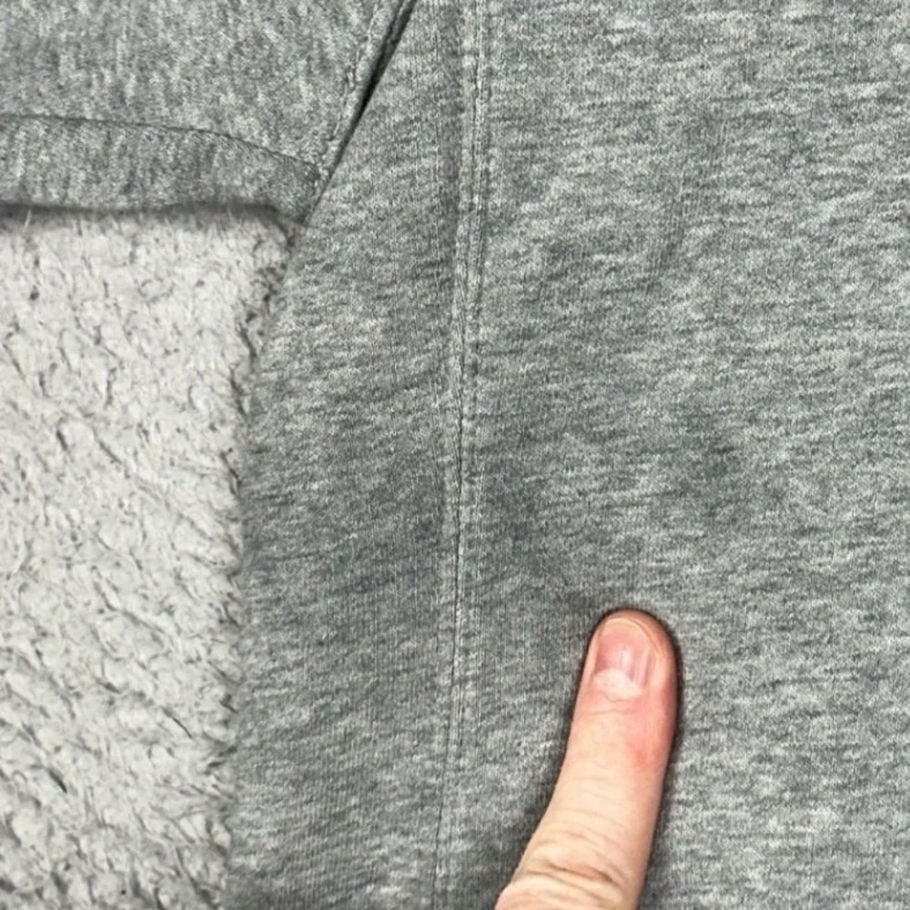 Nike Sportswear Club Hoodie Mens Large Grey Fleece Pullover Sweatshirt Pockets